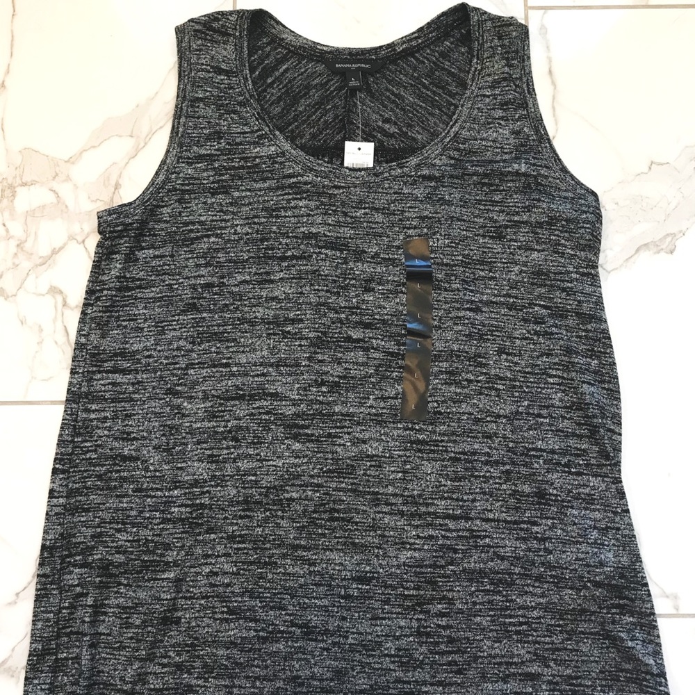 Brand new black Banana Republic tank. Sz. L